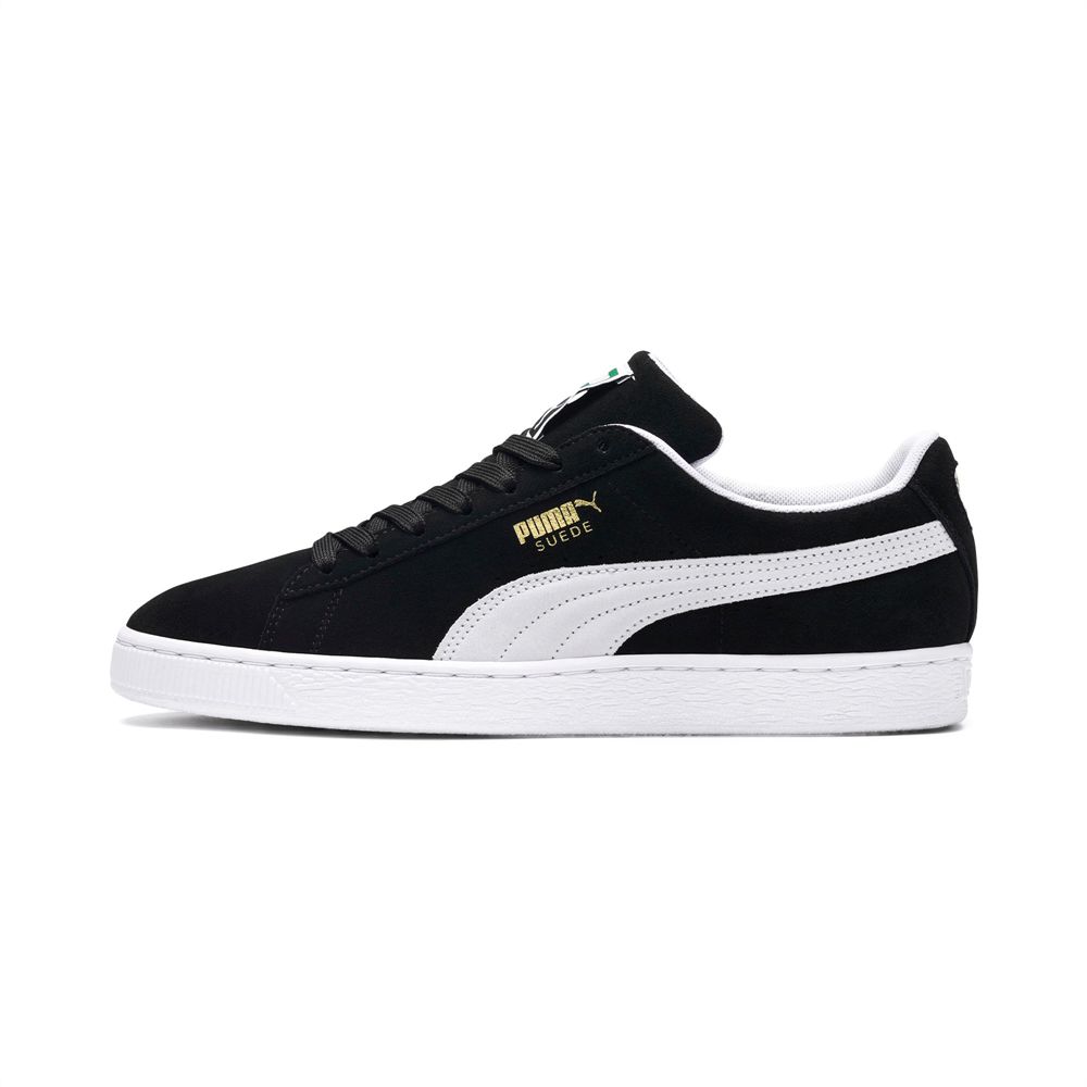 Puma Suede Classic+ Férfi Sportcipő - Fekete/Fehér ( Hungary - OAYBR1308 )